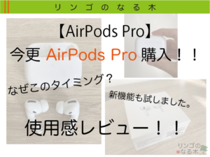 【AirPods Pro】AirPods Pro 購入！！このタイミングでなぜ？使ってみての感動とイマイチなところ 購入...